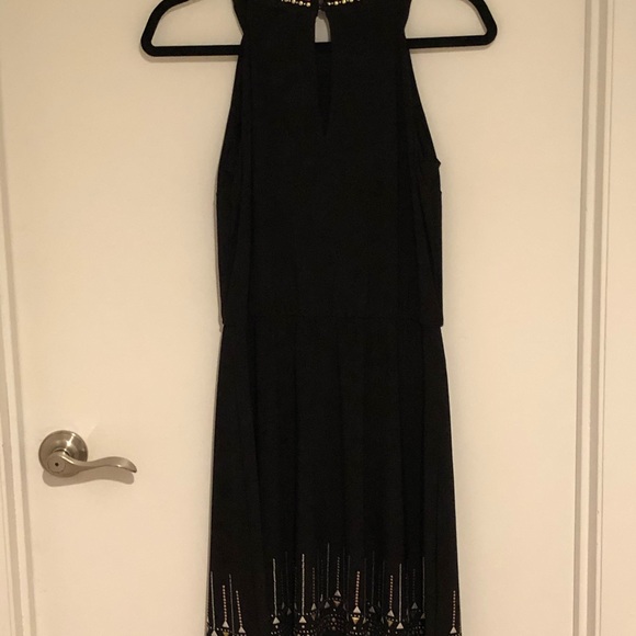 BLACK WHITE HOUSE BLACK MARKET DRESS - Picture 2 of 8